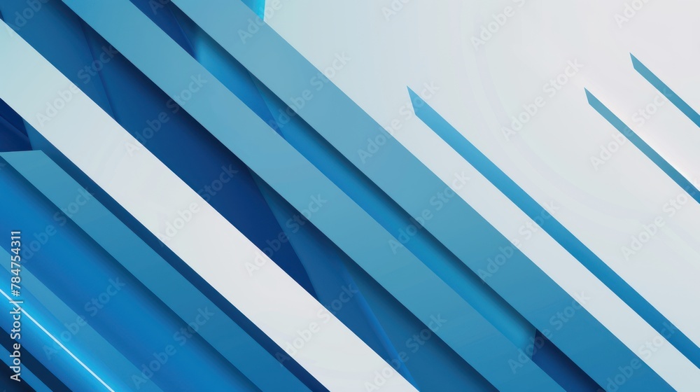 Blue and white background with diagonal lines for business cards, banners, brochures, banners, letterheads