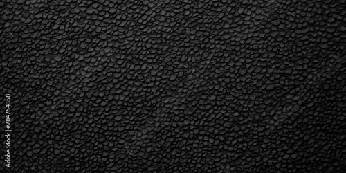 Schwarze lederartige Textur mit tiefen, kräftigen Prägungen photo