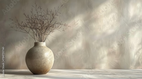Vase With Plant on Table