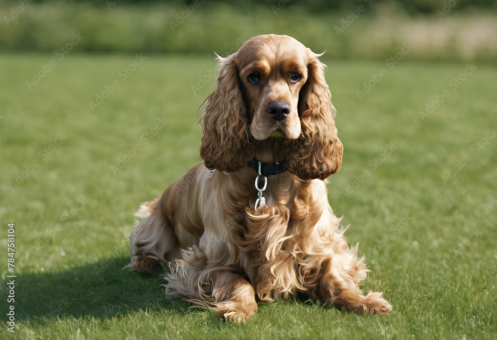 A view of a Cocker Spaniel