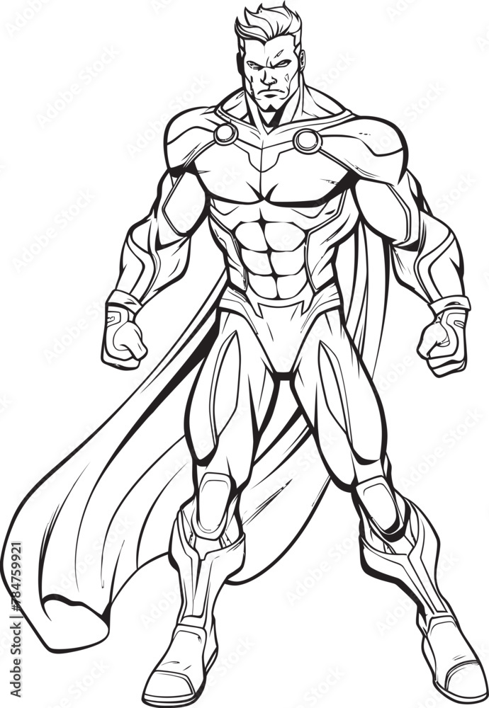 Fototapeta premium Avenger Insignia Superhero Logo Icon Courageous Crest Icon Design for Superhero