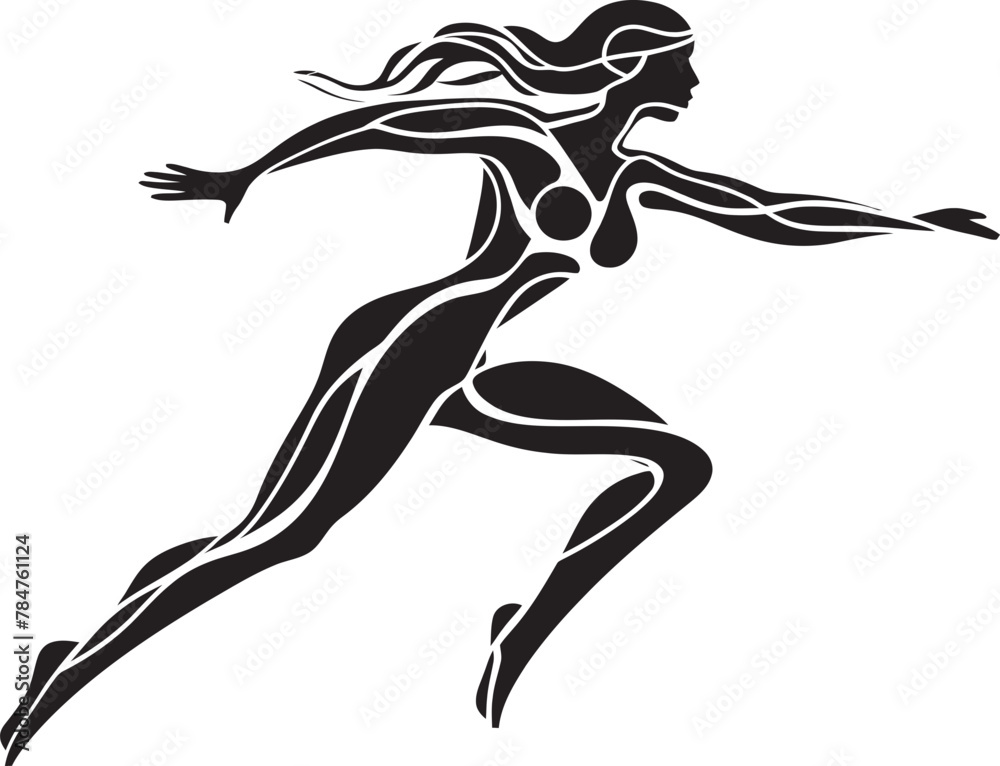 Aqua Arc Emblematic Logo Icon Swim Sprinter Symbol Design for Swimming Aqua Arc Emblematic Logo Icon Swim Sprinter Symbol Design for Swimming