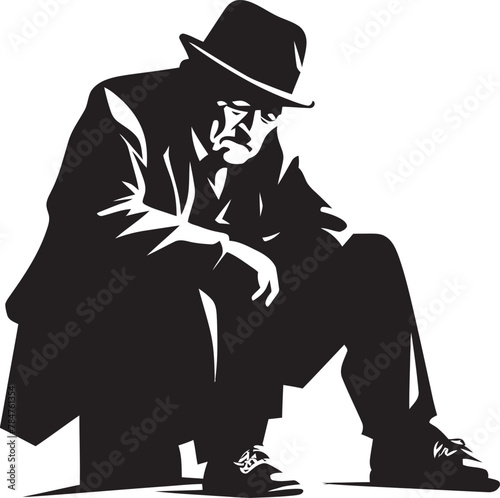 Fading Vigor Iconic Emblem of Weariness Solemn Solace Symbol of World weariness