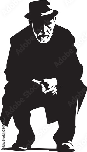 Waning Wisdom Symbol of Fading Knowledge Weary Watchman Iconic Emblem of Vigilance