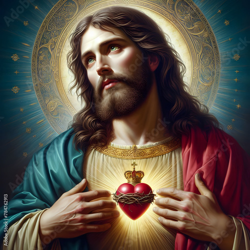 Jesus heart photo