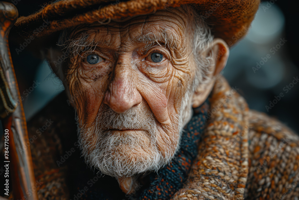 Supporting elderly individuals with compassion and dignity in their daily lives. Concept of elder care. Generative Ai.