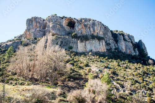 Benizar Mountain, or Calar de Benizar, a large cave at the summit