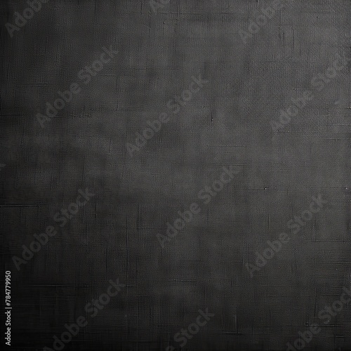 Black canvas texture background, top view. Simple and clean wallpaper with copy space area for text or design