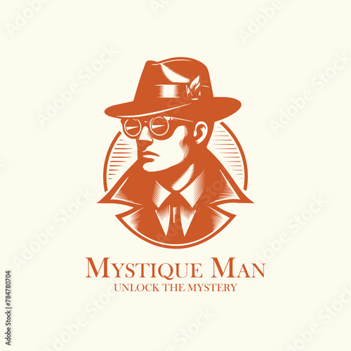 Mystique Man Logo - Unlock the Mystery with Style