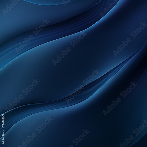 Blue background with subtle grain texture for elegant design, top view. Marokee velvet fabric backdrop with space for text or logo. Vector illustration of dark blue color surface, stock photo 2/3 plac