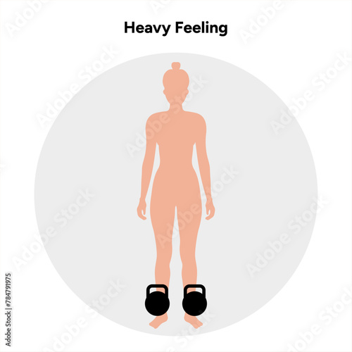 Heavy feeling in legs. Heavy foot, feet discomfort