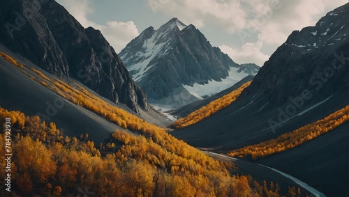 A beautifull mountain, Generated AI photo