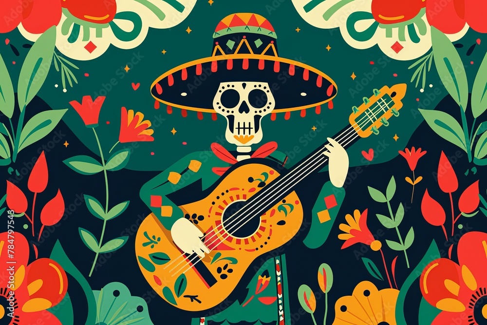 Colorful and Lively Flat Illustration. Colorful and Lively Flat Illustration.