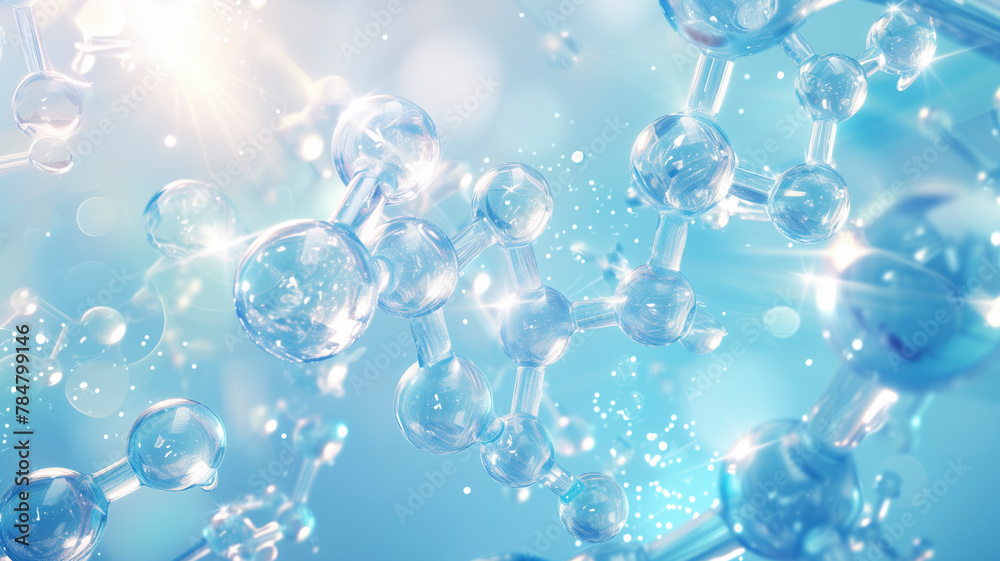 A blue background with many small spheres of different sizes. The spheres are all different colors and are arranged in a way that creates a sense of movement and energy. Scene is one of excitement A blue background with many small spheres of different sizes. The spheres are all different colors and are arranged in a way that creates a sense of movement and energy. Scene is one of excitement