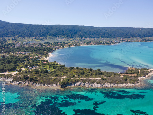 Fototapeta Naklejka Na Ścianę i Meble -  Sithonia coastline near Karydi Beach, Chalkidiki, Greece