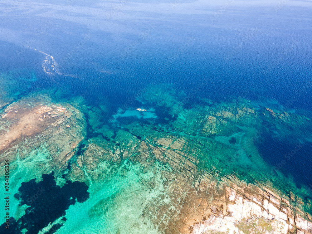 Fototapeta premium Sithonia coastline near Karydi Beach, Chalkidiki, Greece