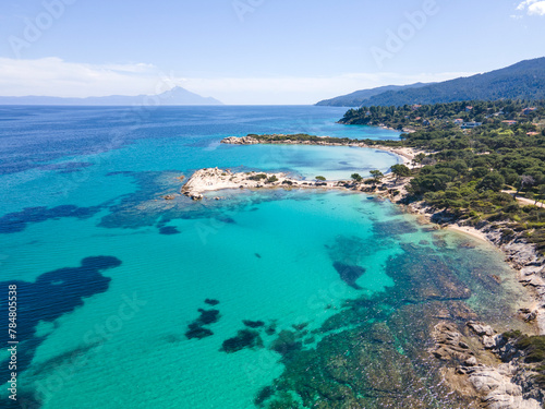 Sithonia coastline near Karydi Beach  Chalkidiki  Greece