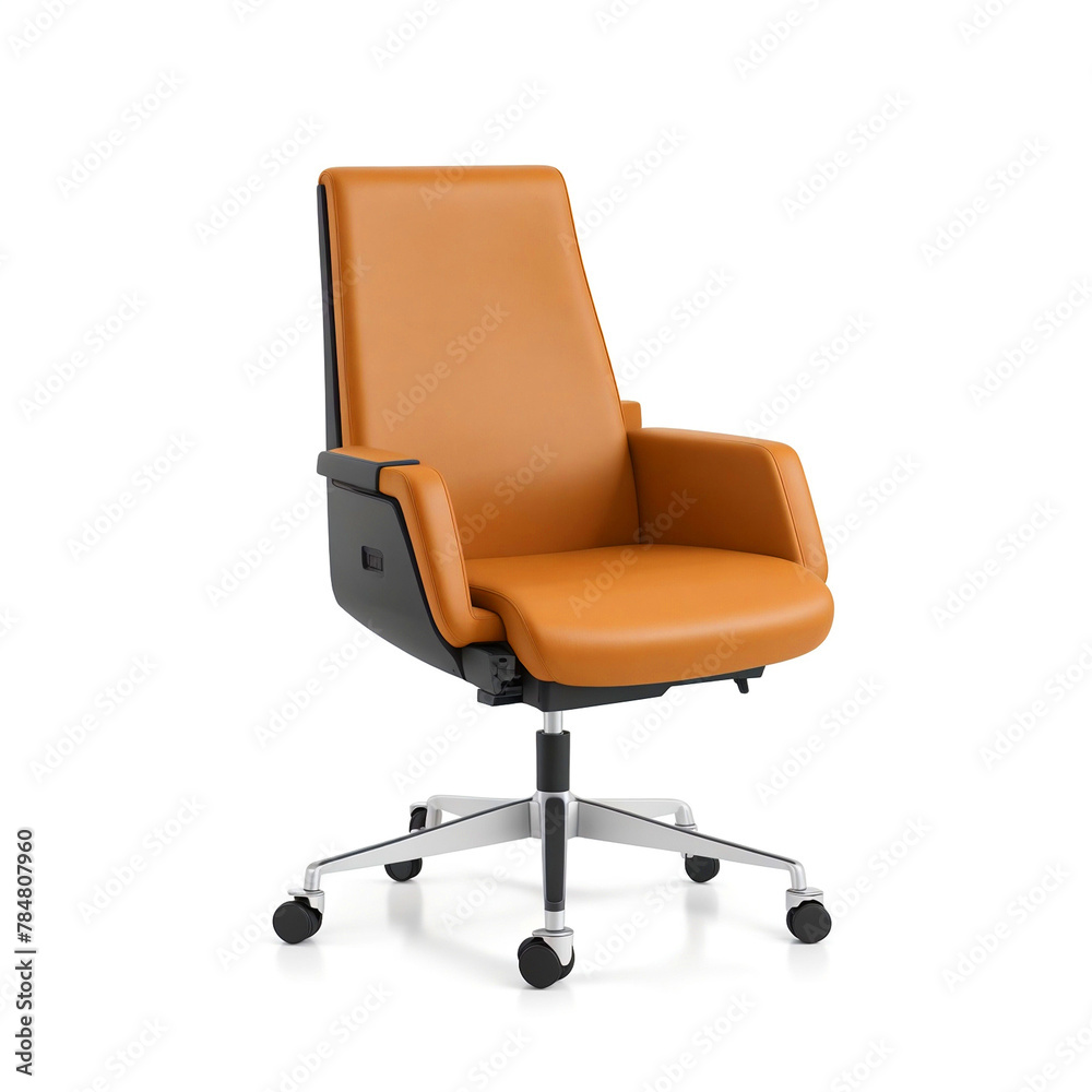 Naklejka premium Modern Cushion and Armchair isolated on transparent background PNG Image. Generative AI.