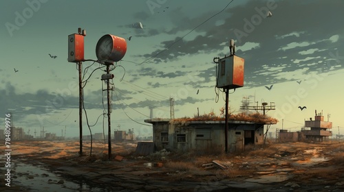 An old city where the signal will never return