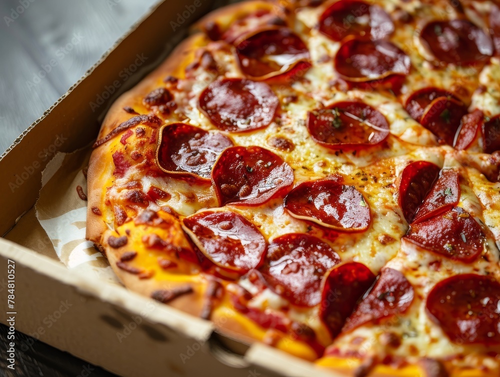 Pepperoni Pizza Slice Whole Box Background Image
Pepperoni Pizza Slice Whole Box Background Image