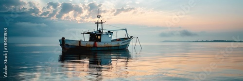 photo of a fishing vessel on the water  © Steph
