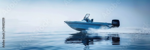 photo of a motorboat on the water 