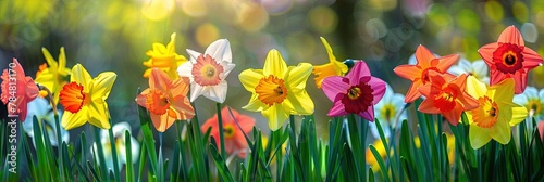 photo of colorful daffodils #784813170