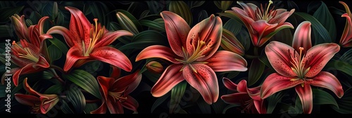 photo of stargazer lilies 