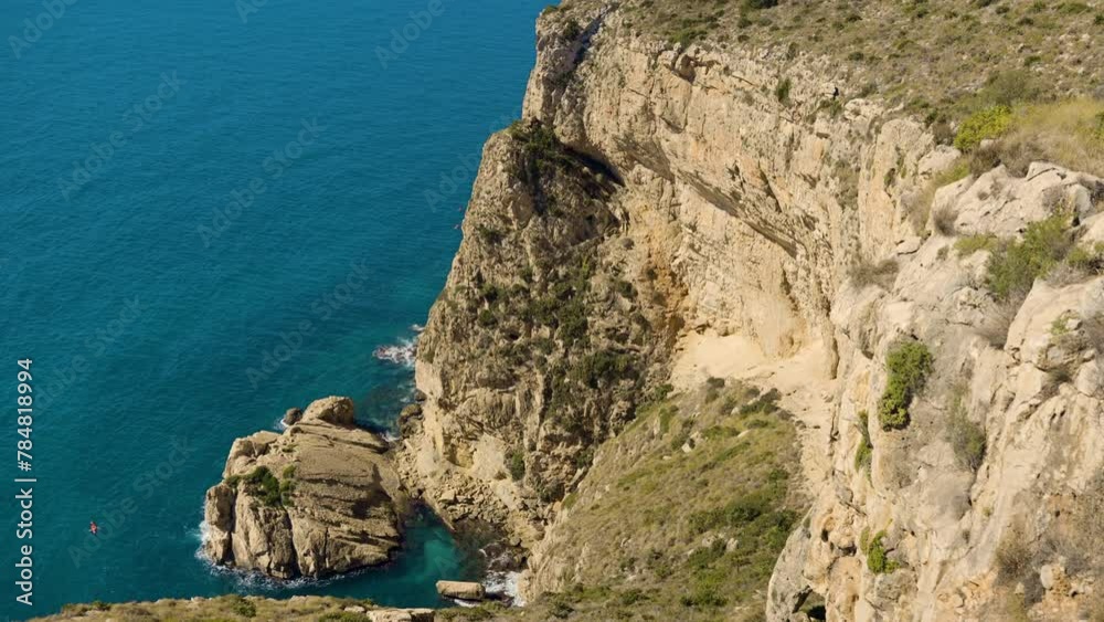 Peering into clear blue waters reveals expansive views across the Spanish coast's azure expanse.
Peering into clear blue waters reveals expansive views across the Spanish coast's azure expanse.