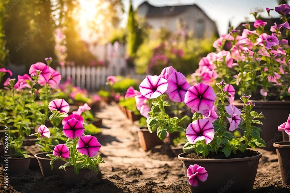 flowers in a garden