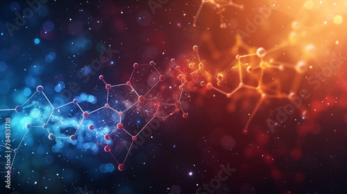 Abstract image DNA Molecular Structure