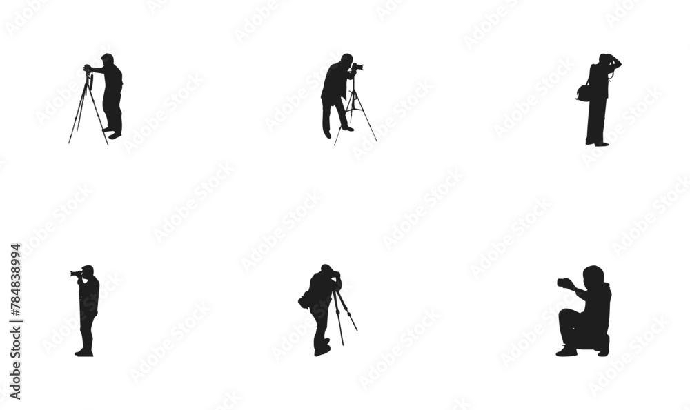 Photographer Vectors Icon Set