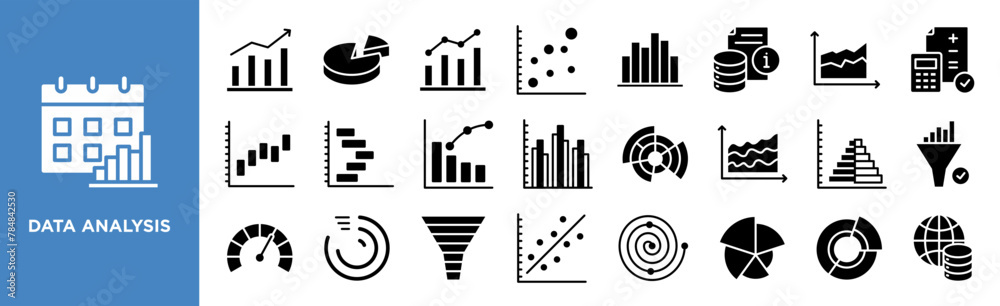 Data Analysis Icon Set	
