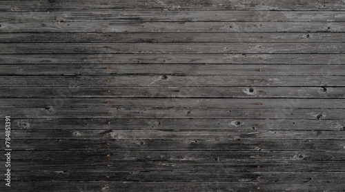 Old wood background. Gray textured backdrop.