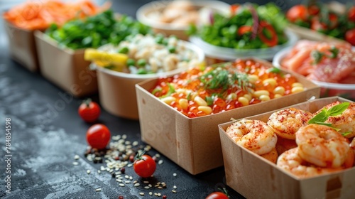 Convenient meal delivery service, enjoy delicious, freshly prepared meals delivered to your doorstep for ultimate convenience and satisfaction, food quality, dietary preferences, logistic photo