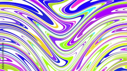 Pastel liquid cartoon abstract background animation. Colourful version. Good for intro, titles, opener, presentation, etc... Seamless loop. Sweet children animation.
