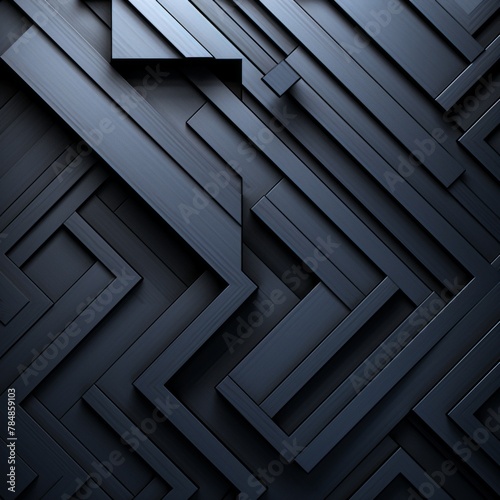 abstract geometrics wallpapers, in the style of dark silver and dark indigo, asymmetrical framing, relief sculpture, zigzags, dark gray