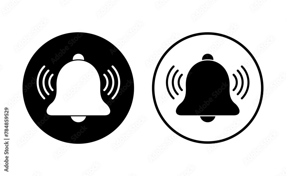 Bell Icon set. Notification icon for your web site design Bell Icon set. Notification icon for your web site design