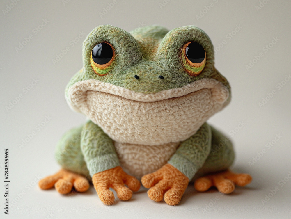 A cute frog 3d ip stuffed animal A cute frog 3d ip stuffed animal