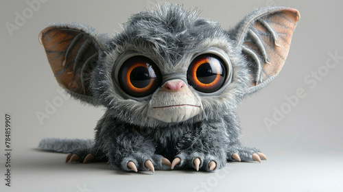 A charming gremlin plush toy crafted with big