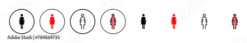 Female icon vector illustration. woman sign and symbol