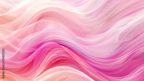 simple colorful modern waves background design with baby pink, pastel magenta and light pink color.