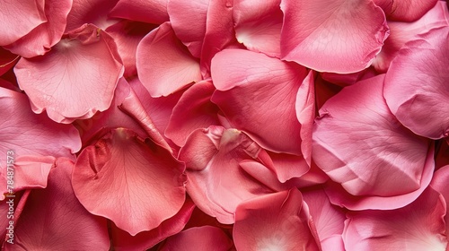 Texture of pink rose petals. Beautiful rose petals on an abstract background