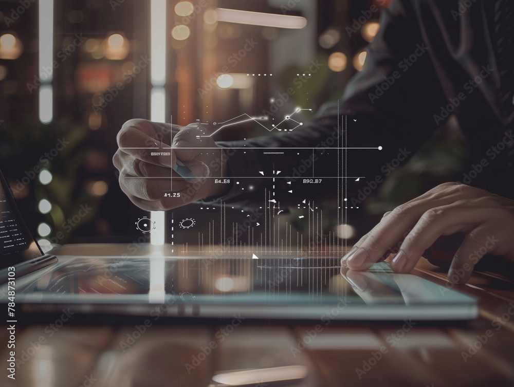 Business Intelligence (Bi), Artficial Intelligence (Ai), Digital marketing, business strategy and technology concept