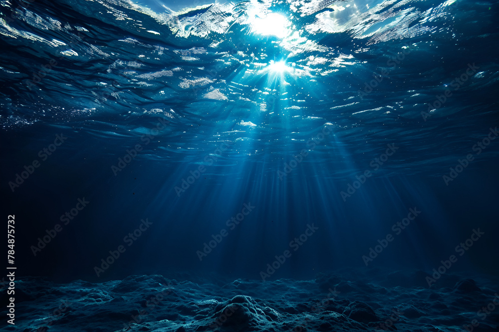 Sunlit Deep Sea Abyss
