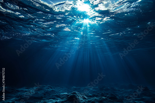 Sunlit Deep Sea Abyss