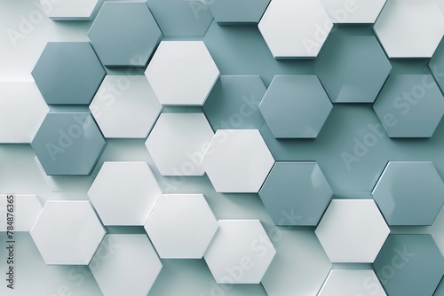 minimal hexagon tech background © BOMB8