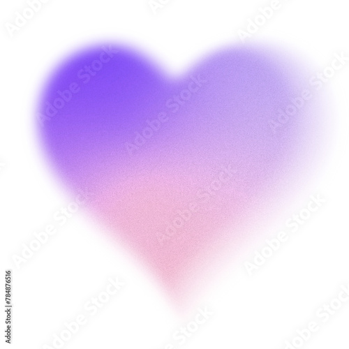 Purple heart blur gradient noise