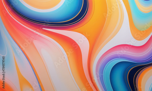 カラフルなマーブル模様の背景素材 グラデーション   Colorful Marbled Gradient Backgrounds 