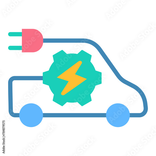 Electric Vehicle Icon